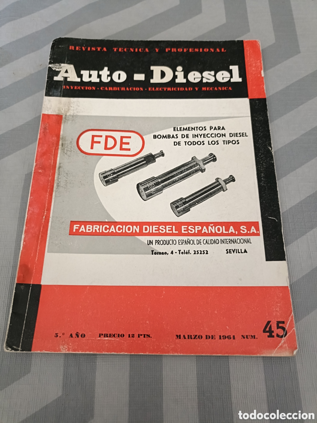 Autos: Revista Auto Diesel n&uacute;m 45 de marzo de 1964