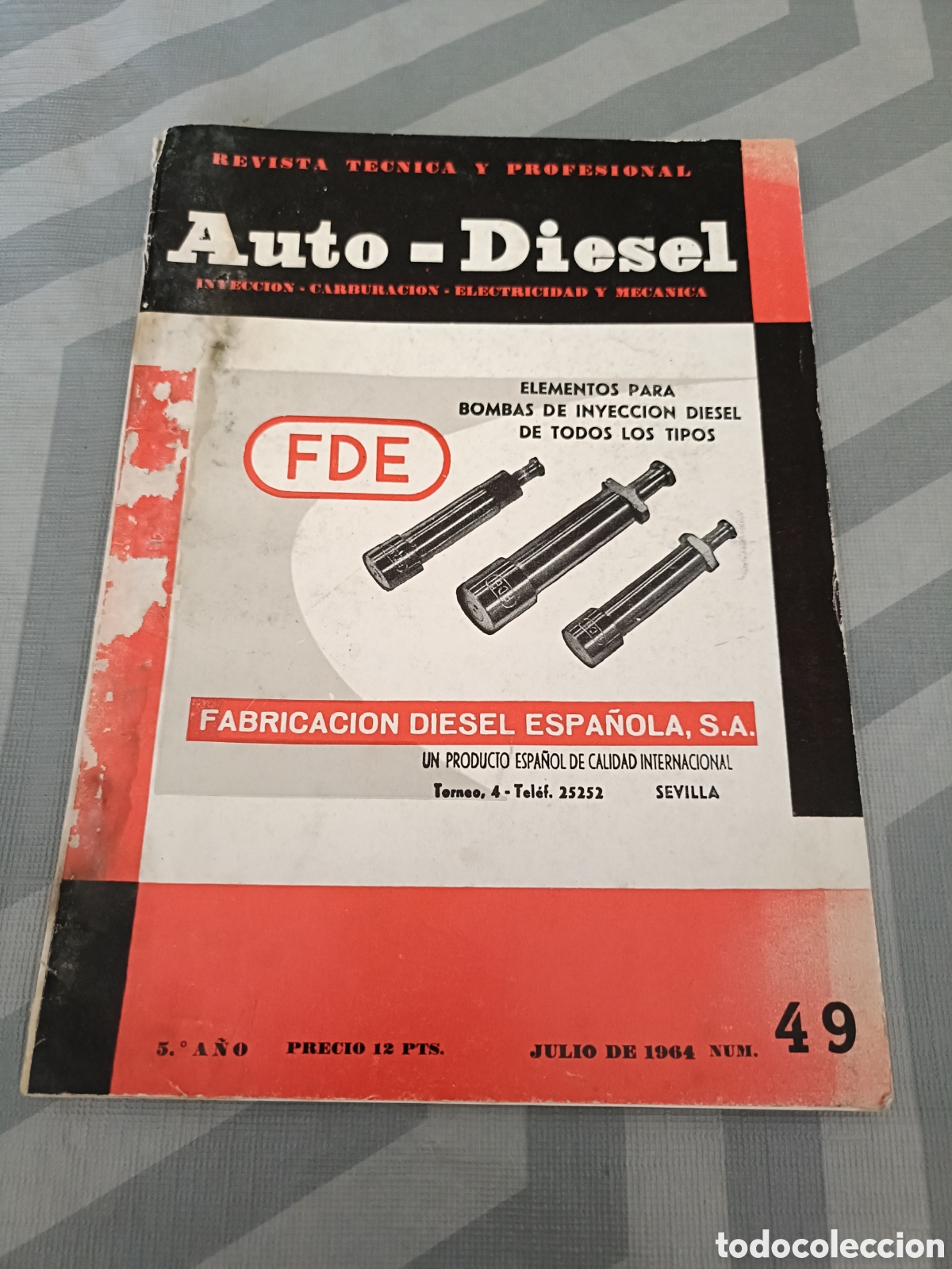 Autos: Revista Auto Diesel n&uacute;m 49 de julio de 1964