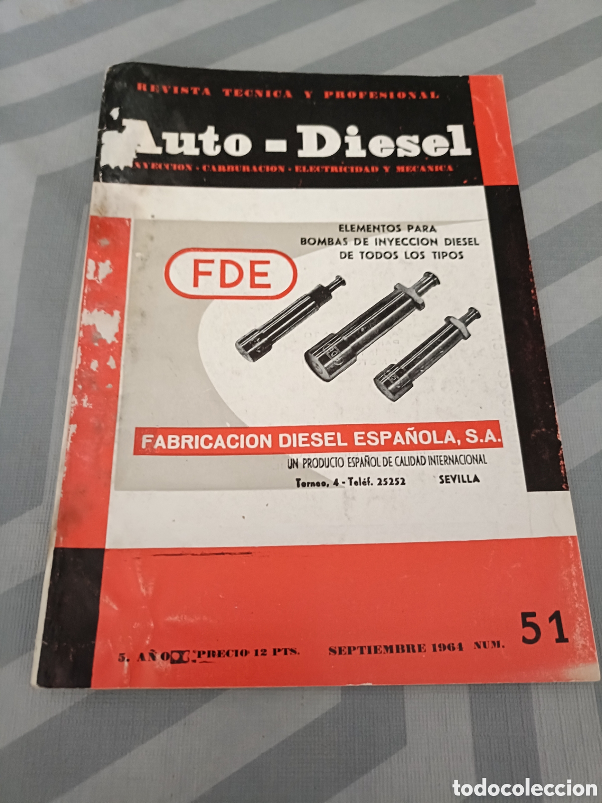 Voitures: Revista Auto Diesel n&uacute;m 51 de septiembre de 1964