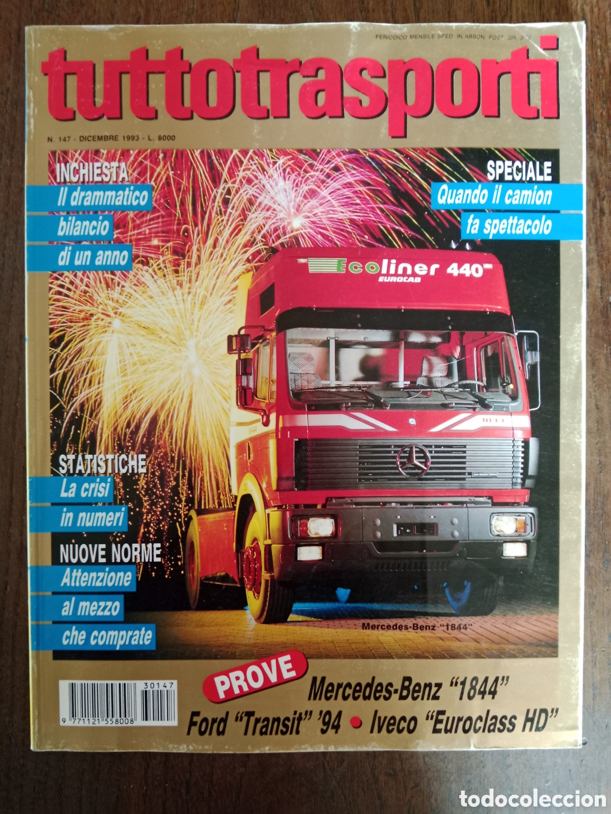 Coches: Revista tuttotransporti n. 147 de 1993 camion