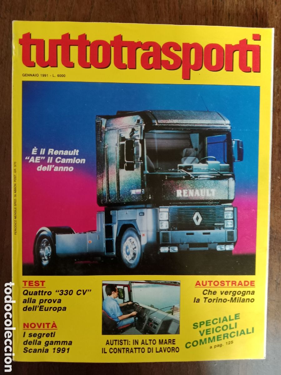 Coches: Revista tuttotransporti enero 1991 cami&oacute;n