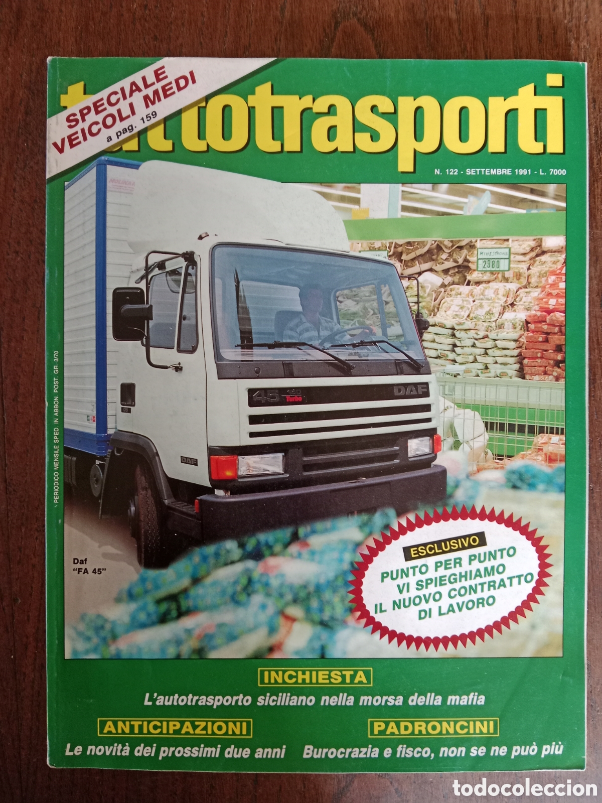 Coches: Revista tuttotransporti n. 122 de 1991 cami&oacute;n