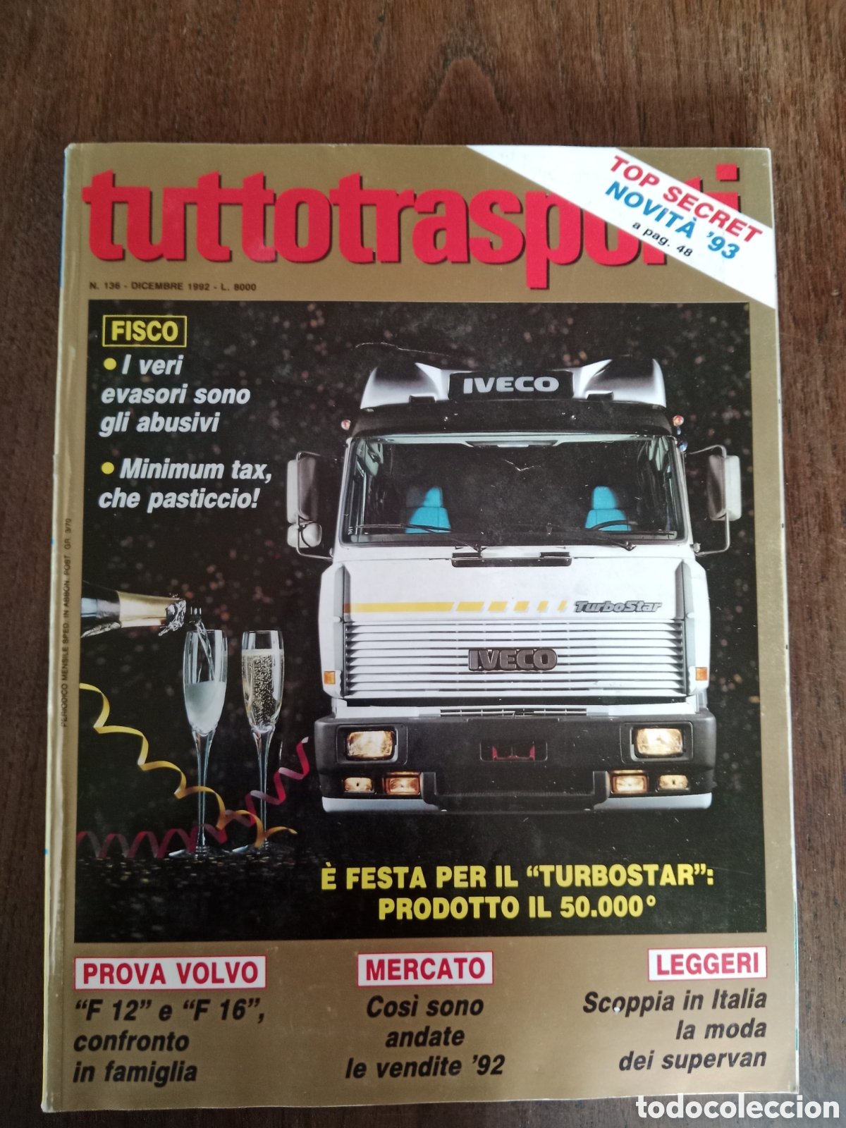 Coches: Revista tuttotransporti n. 136 de 1992 cami&oacute;n