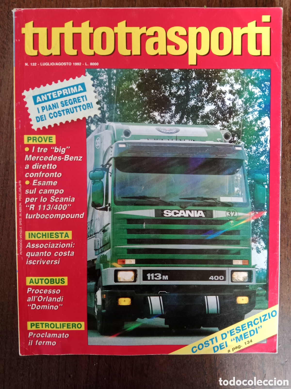 Coches: Revista tuttotransporti n. 132 de 1992 cami&oacute;n