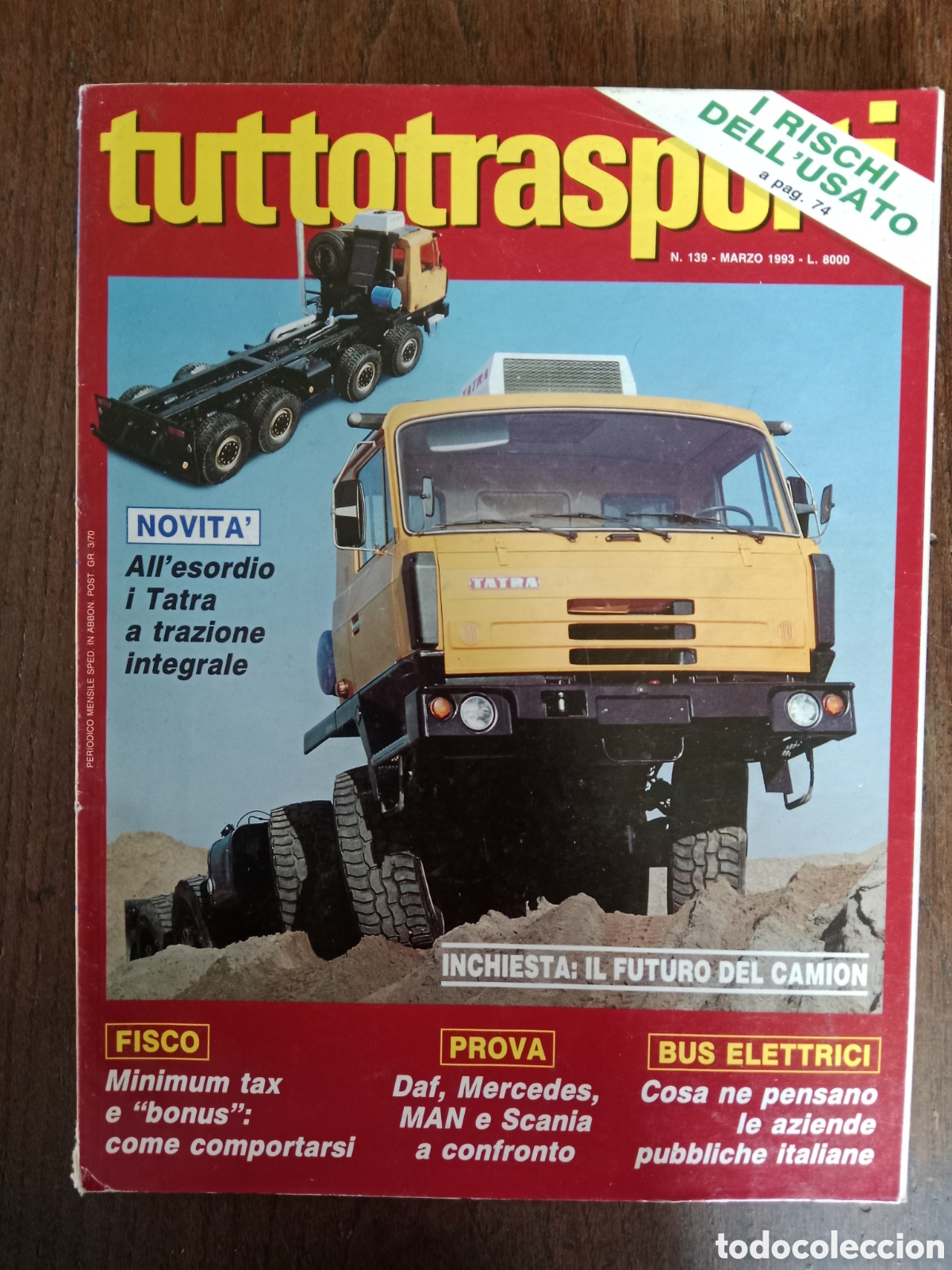 Coches: Revista tuttotransporti n. 139 de 1993 cami&oacute;n