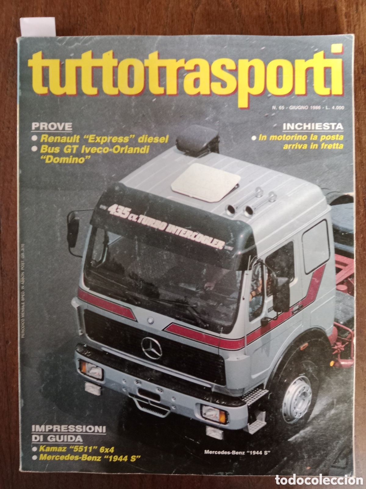 Coches: Revista tuttotransporti n. 65 de 1986 cami&oacute;n