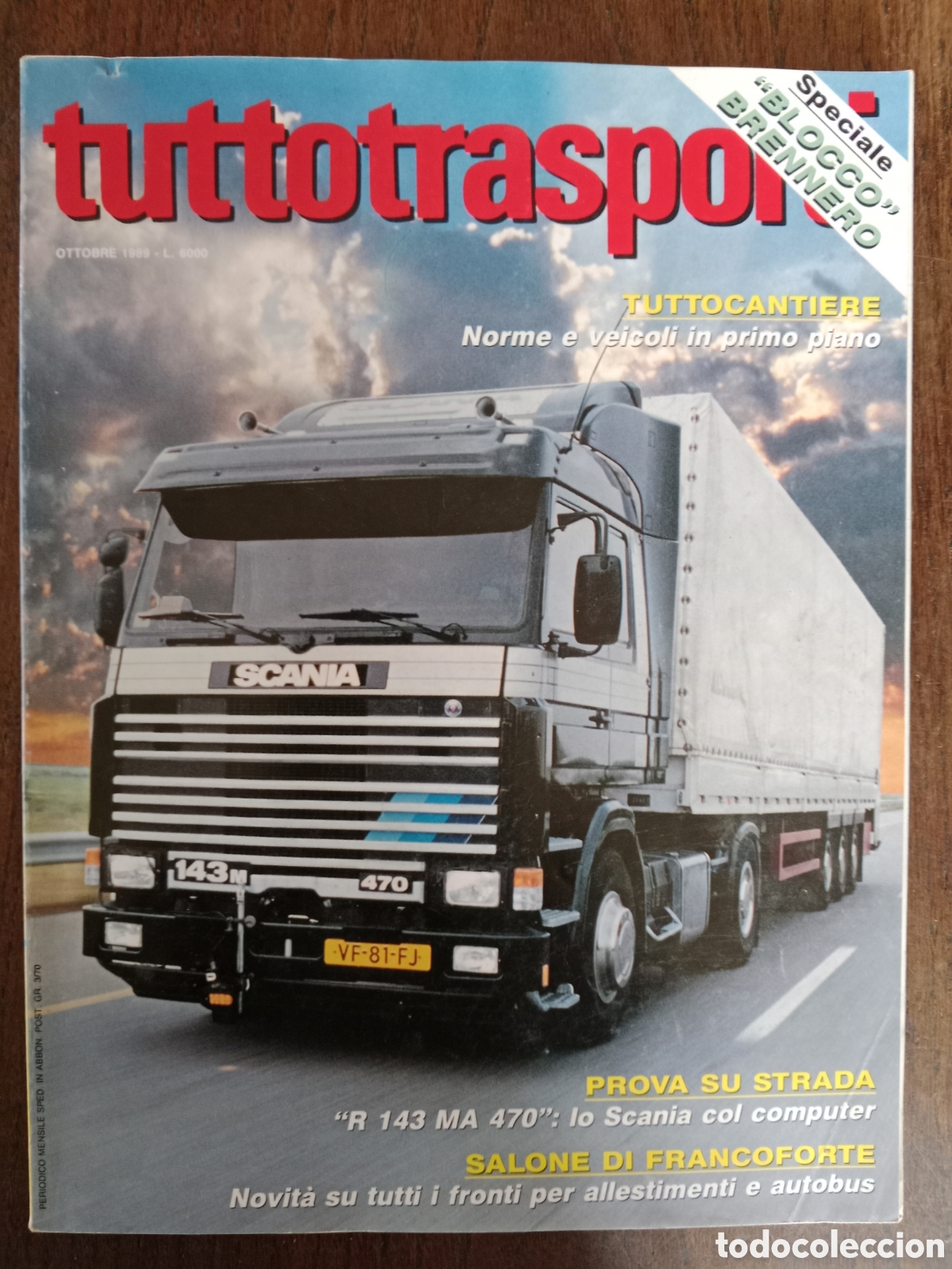 Coches: Revista tuttotransporti octubre 1989 cami&oacute;n