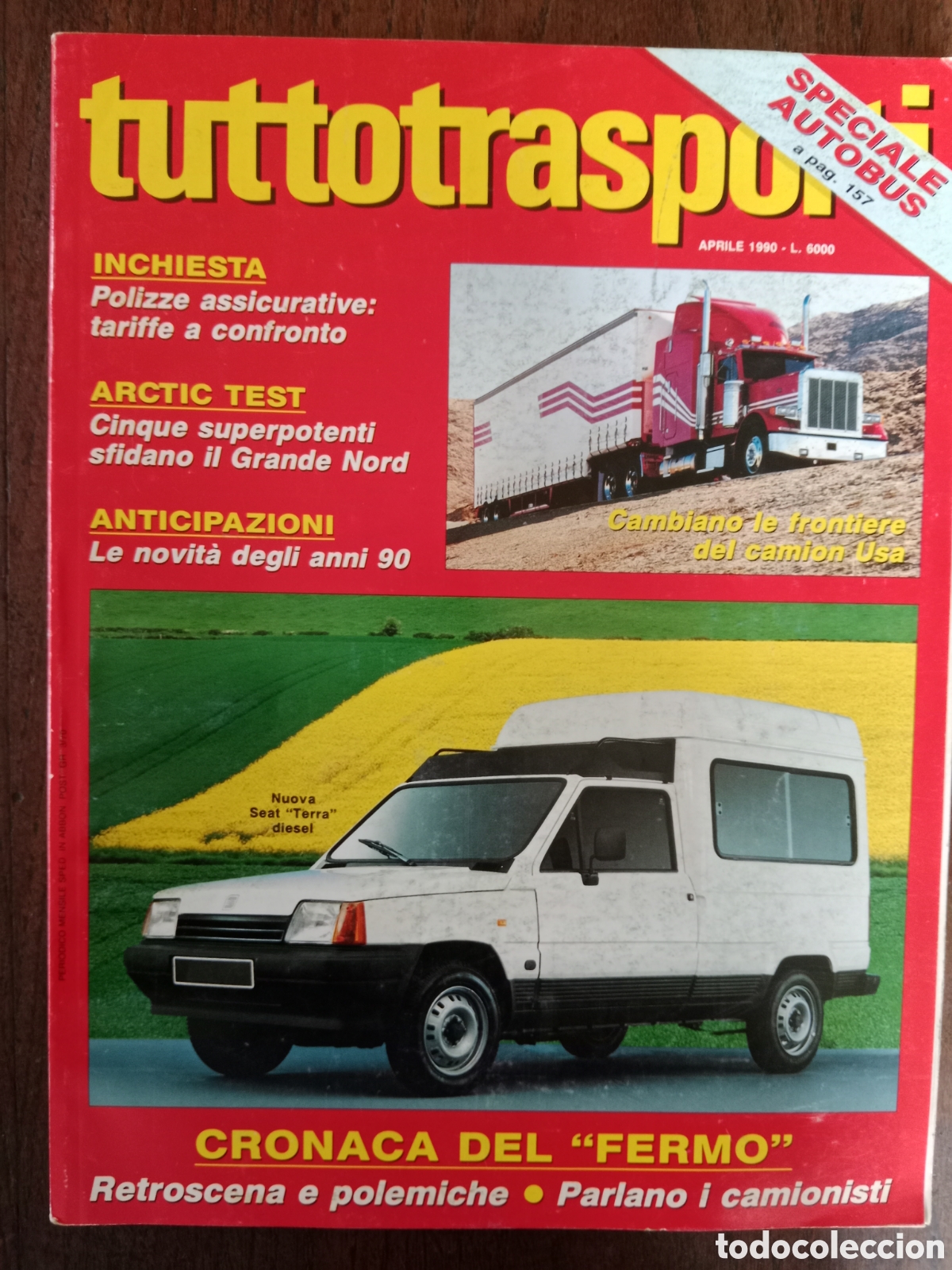Coches: Revista tuttotransporti abril 1990 cami&oacute;n