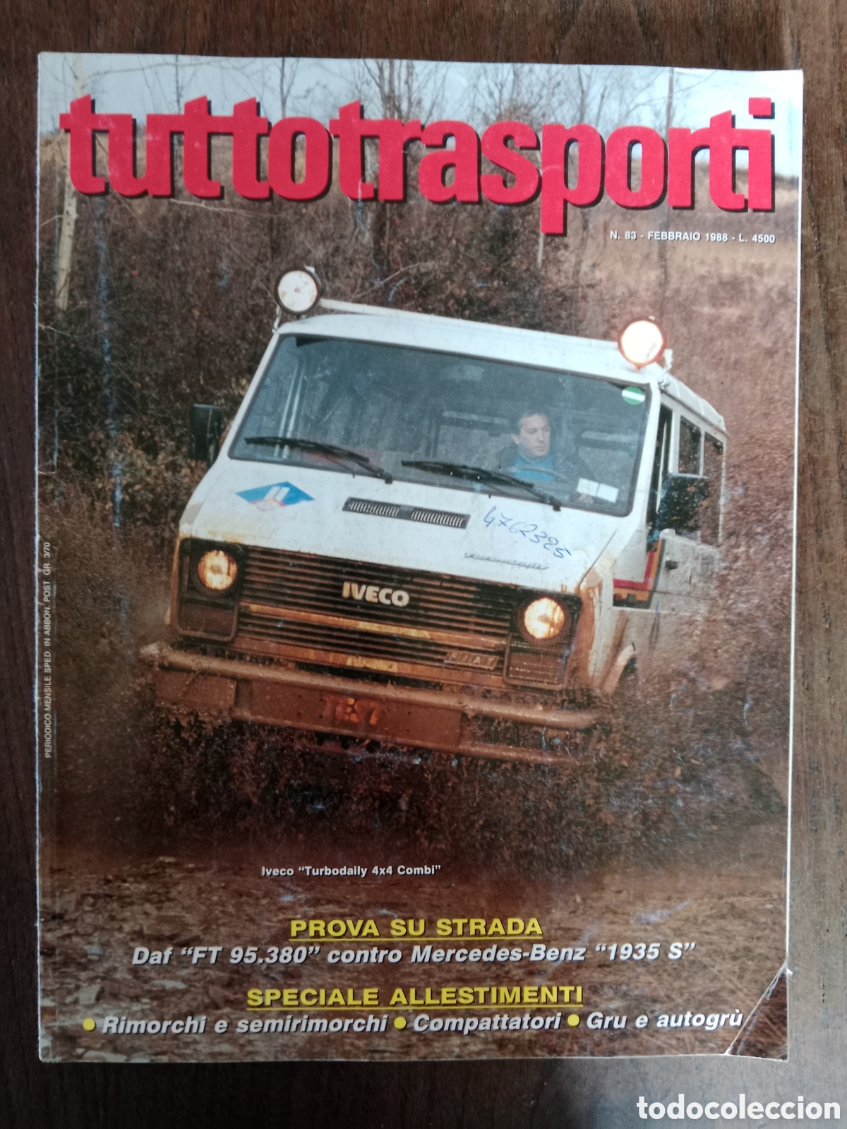 Coches: Revista tuttotransporti n. 83 de 1988 cami&oacute;n