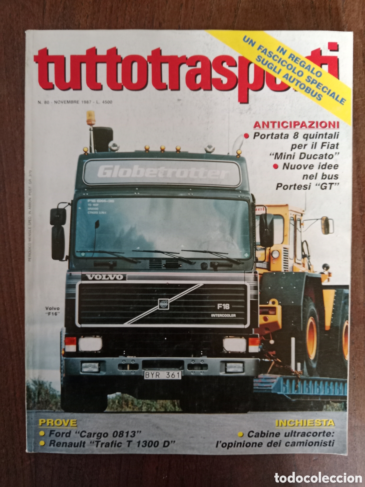 Coches: Revista tuttotransporti n. 80 de 1987 cami&oacute;n