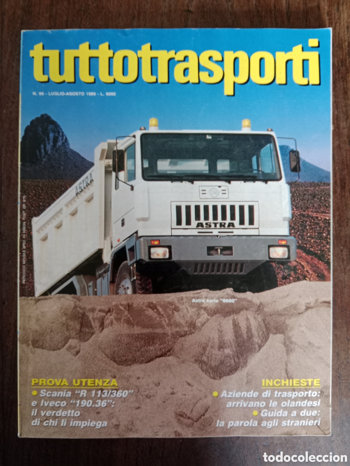 Coches: Revista tuttotransporti n. 99 de 1989 cami&oacute;n