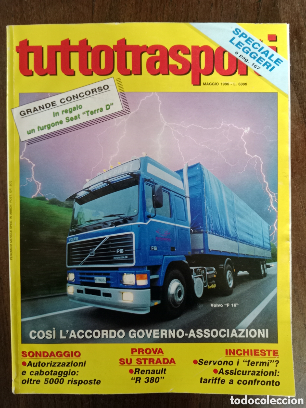 Coches: Revista tuttotransporti mayo de 1990 cami&oacute;n