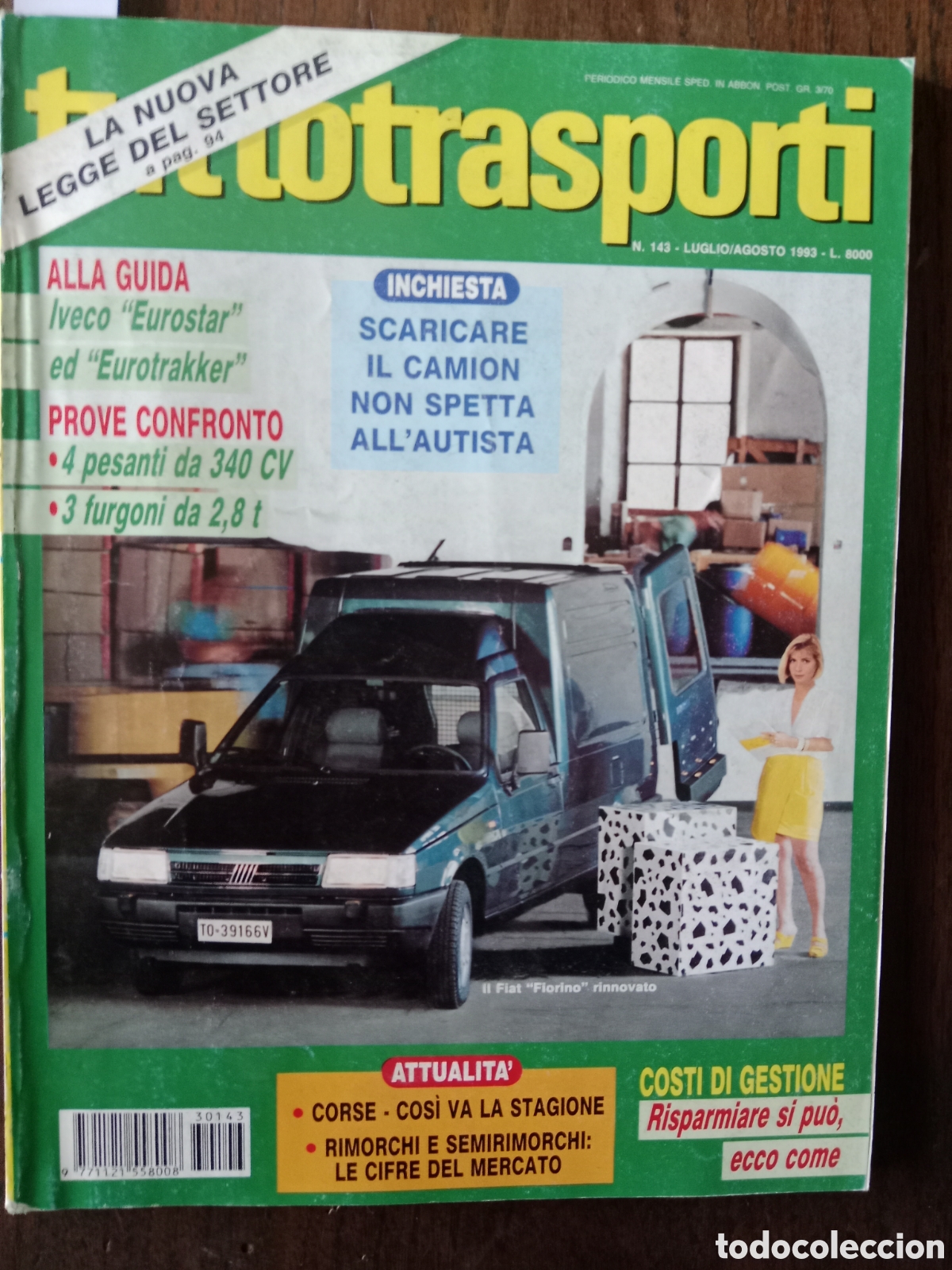 Coches: Revista tuttotransporti n. 143 de 1993 cami&oacute;n