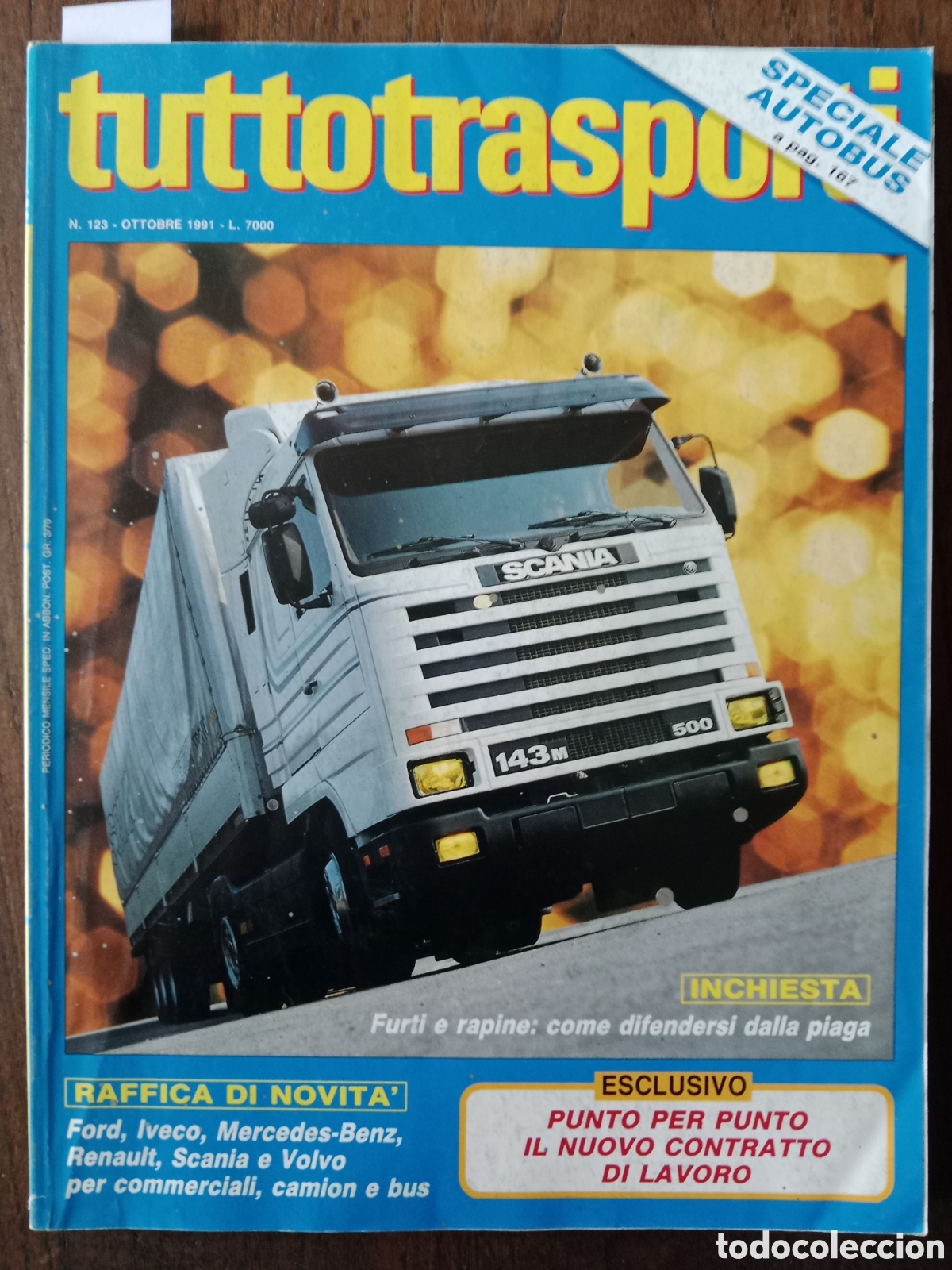 Coches: Revista tuttotransporti n. 123 de 1991 cami&oacute;n