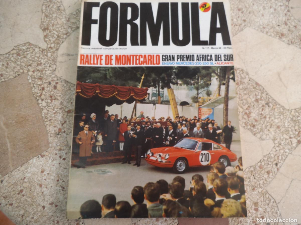 Coches: revista de coches conpeticion, formula n&ordm; 17, ensayo mercedes 230-250 sl, rallye montecarlo