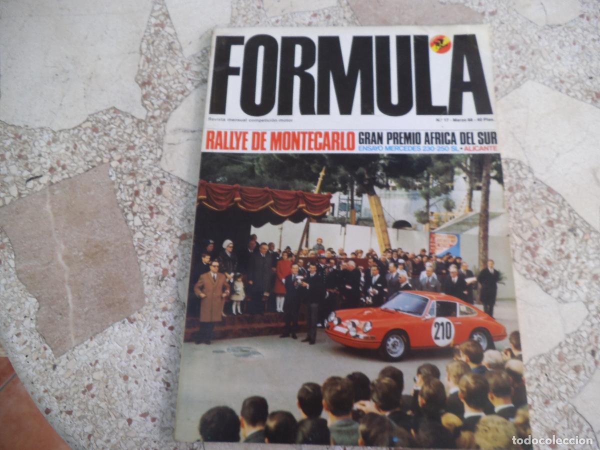 Coches: revista de coches conpeticion, formula n&ordm; 17, ensayo mercedes 230-250 sl, rallye montecarlo