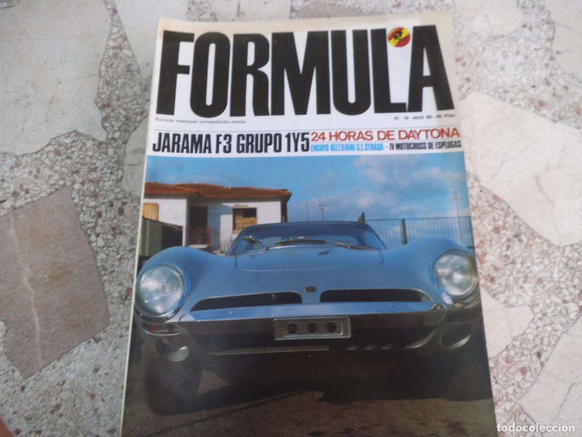 Coches: revista de coches conpeticion, formula n&ordm; 18, ensayo bizzarini g.tstrada, IV motocros de esplugas