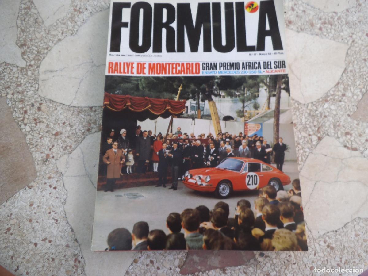 Coches: revista de coches conpeticion, formula n&ordm; 17, ensayo mercedes 230-250 sl, rallye montecarlo, gp afri