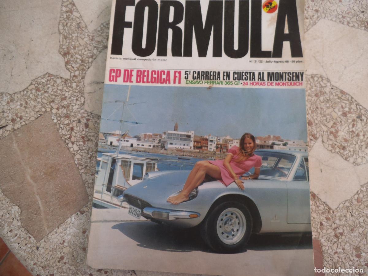 Coches: revista de coches conpeticion, formula n&ordm; 21/22, ensayo ferrari 365 gt, 24 horas montjuich, gp belgi