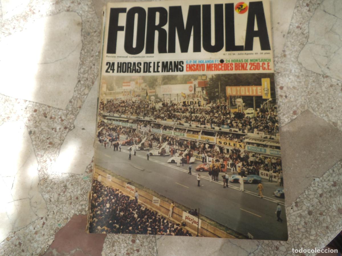 Coches: revista de coches conpeticion, formula n&ordm; 33/34, ensayo mercedes 250,c.e,24 hoas le mans
