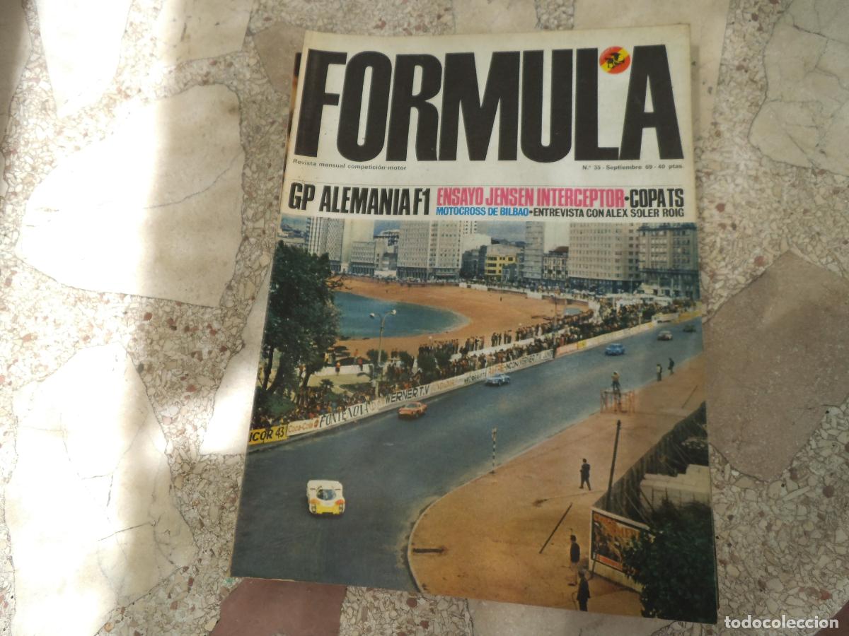 Coches: revista de coches conpeticion, formula n&ordm; 35, ensayo jensen interceptor ,copa ts, gp alemania f1