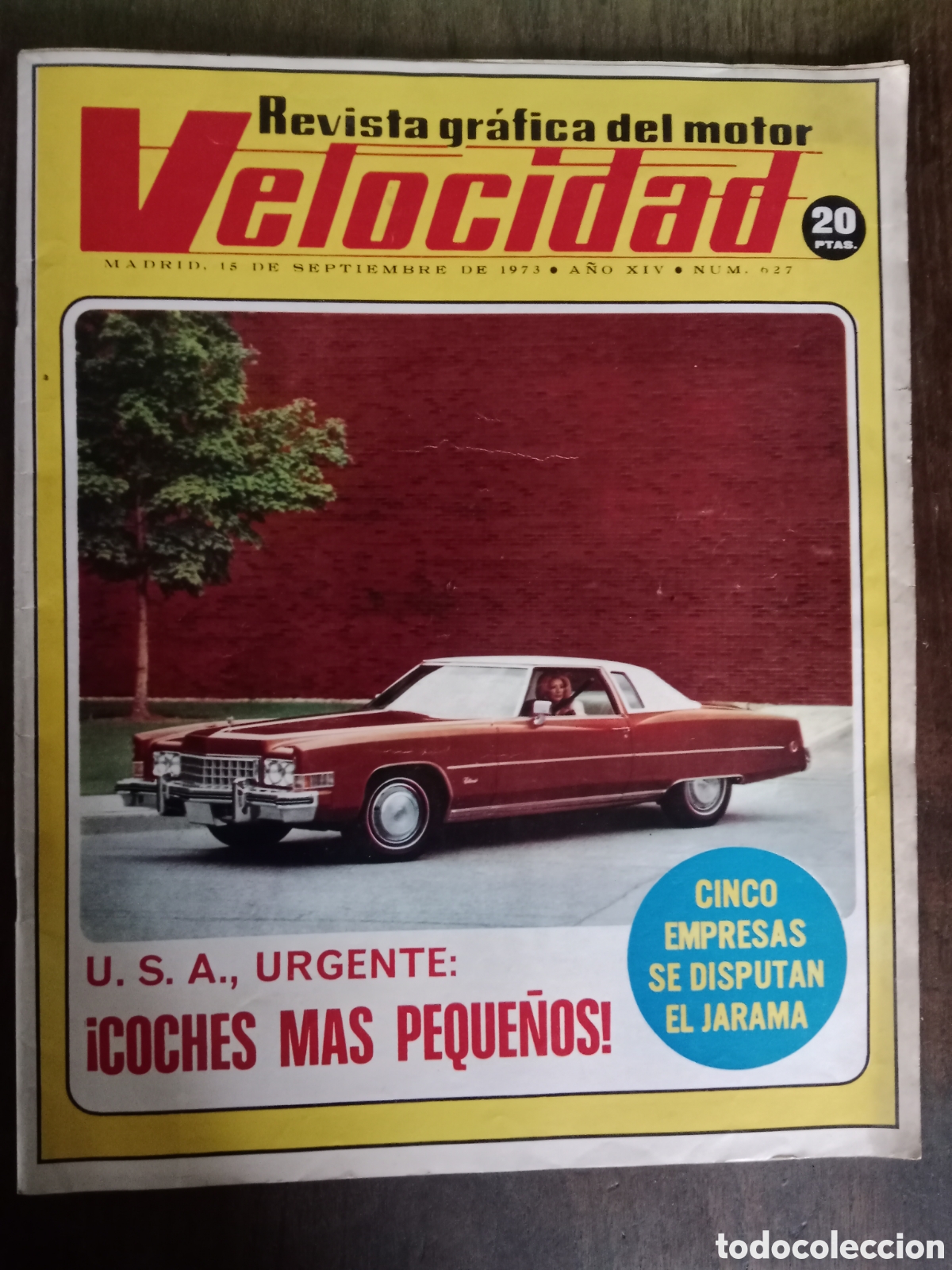 Coches: Revista velocidad n. 627 de 1973 autom&oacute;vil