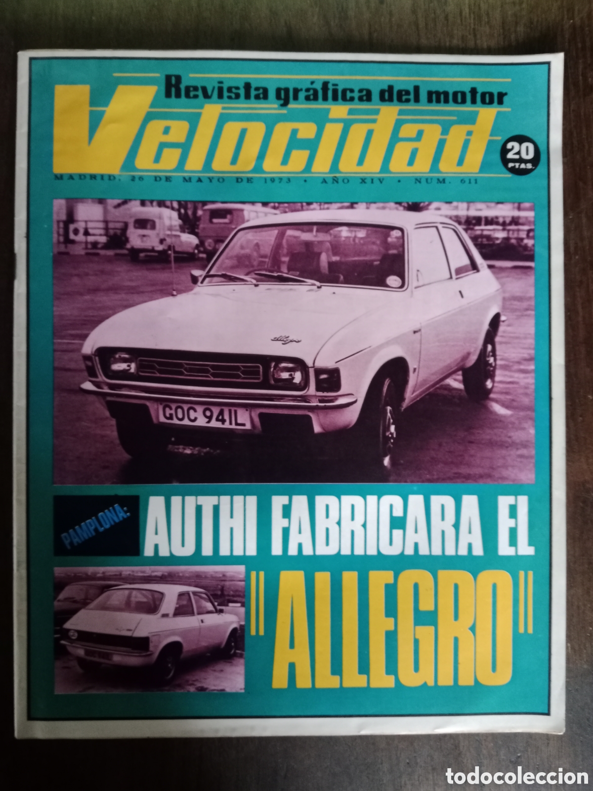 Coches: Revista velocidad n. 611 de 1973 autom&oacute;vil authi