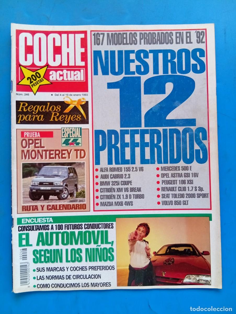 Coches: COCHE ACTUAL. N&ordm; 246. A&Ntilde;O 1993. ALFA ROMEO 155 2.5 V6. AUDI CABRIO 2.3. BMW 325I COUP&Eacute;. MAZDA.. LEER