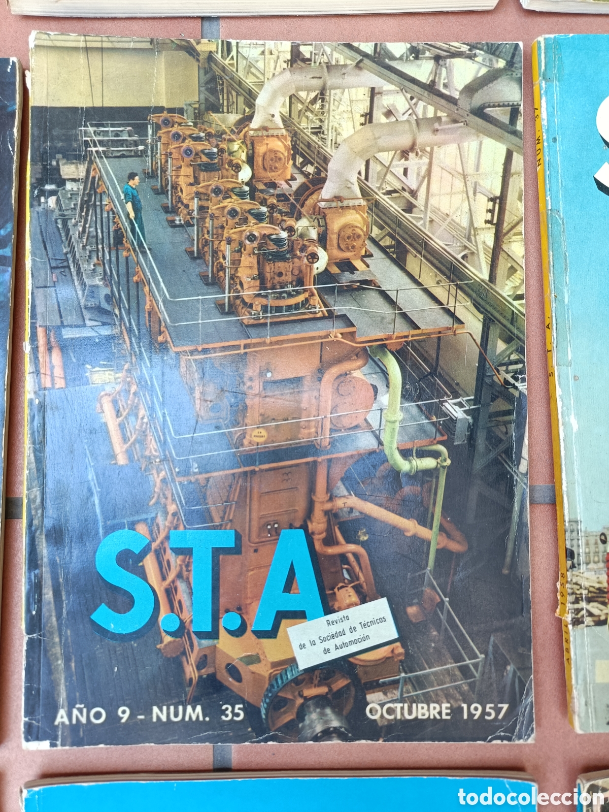Coches: Revista STA Sociedad T&eacute;cnicos Automoci&oacute;n n&uacute;m 35 Octubre 1957