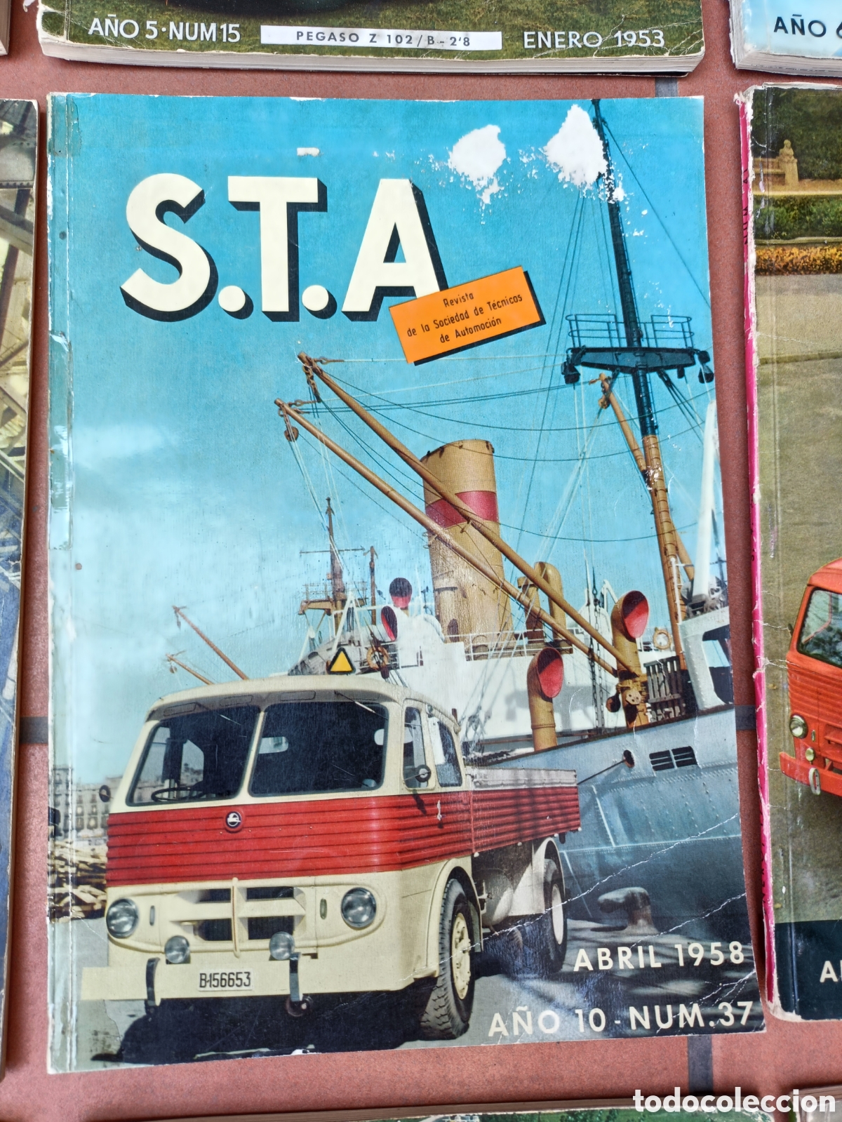 Coches: Revista STA Sociedad T&eacute;cnicos Automoci&oacute;n n&uacute;m 37 Abril 1958