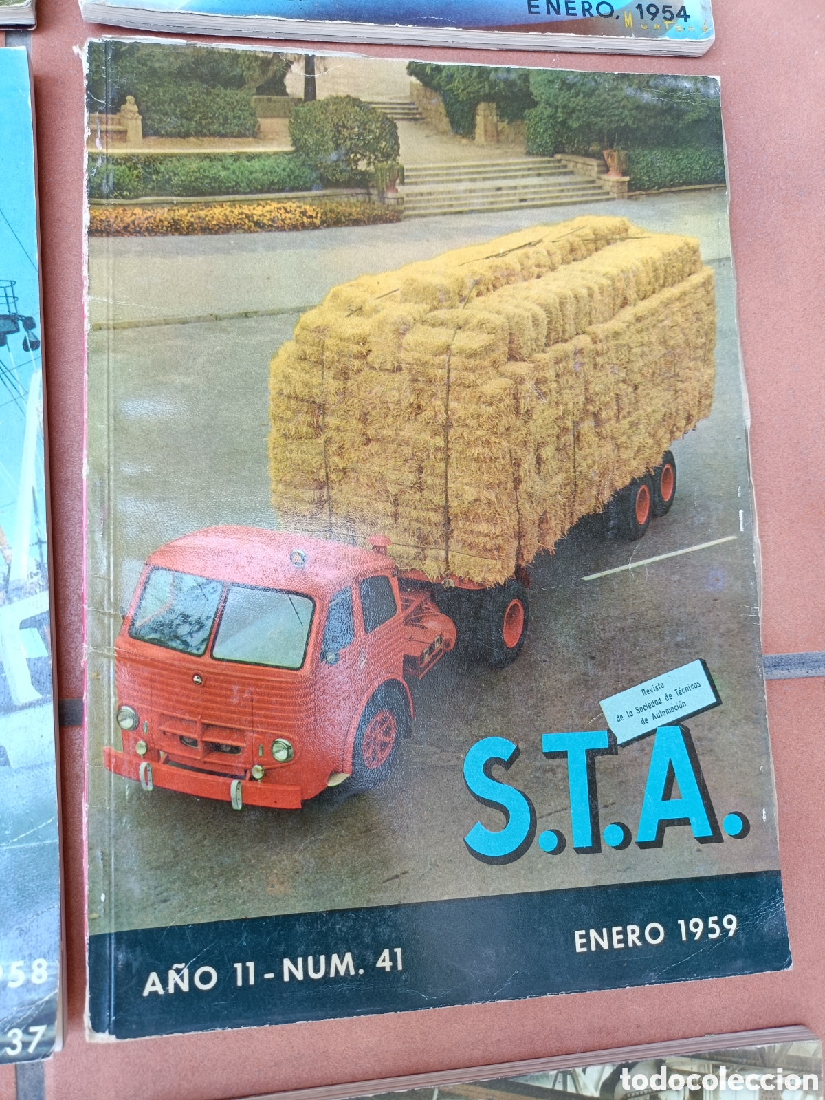 Coches: Revista STA Sociedad T&eacute;cnicos Automoci&oacute;n n&uacute;m 41 Enero 1959