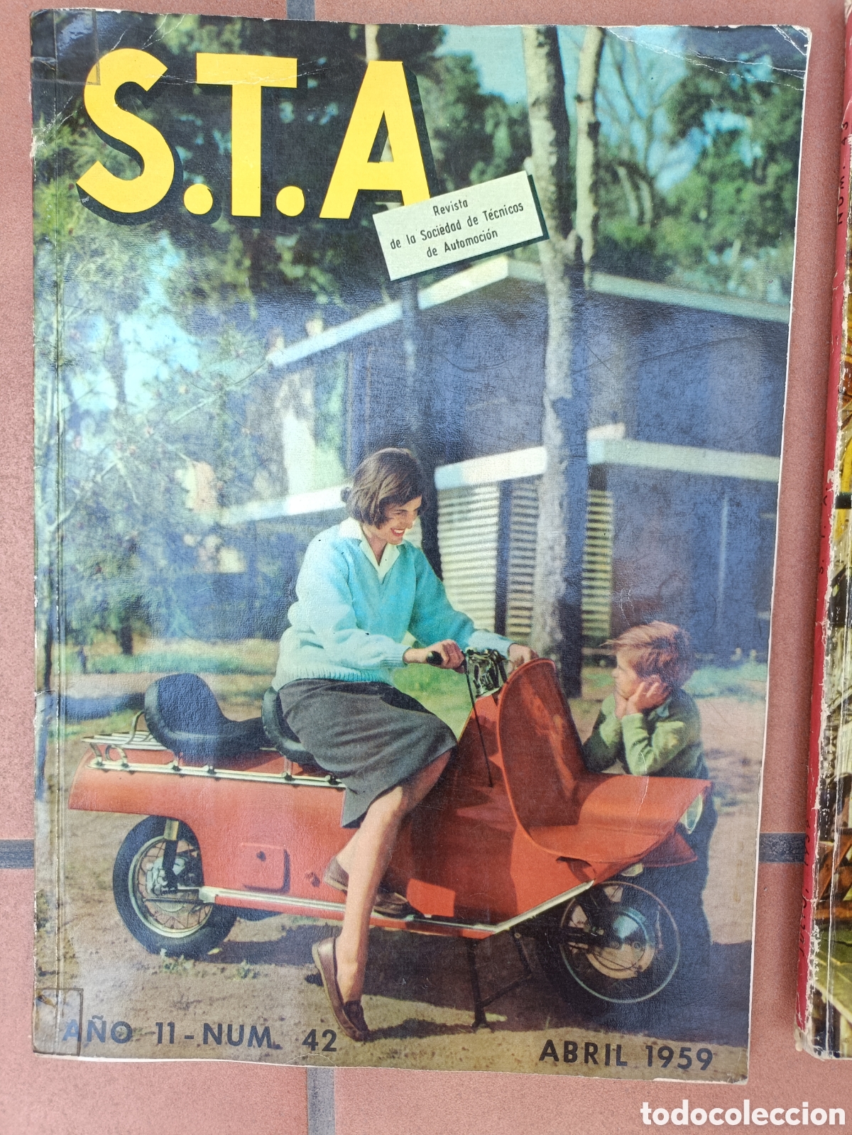 Coches: Revista STA Sociedad T&eacute;cnicos Automoci&oacute;n n&uacute;m 42 Abril 1959