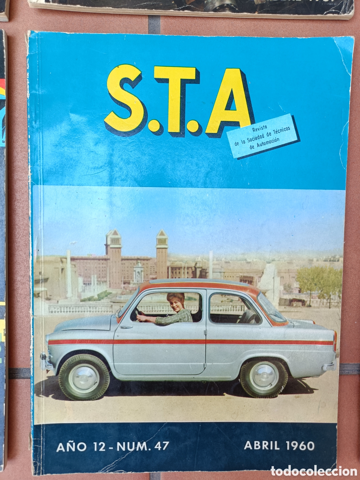 Coches: Revista STA Sociedad T&eacute;cnicos Automoci&oacute;n n&uacute;m 47 Abril 1960 Siata Ampurias