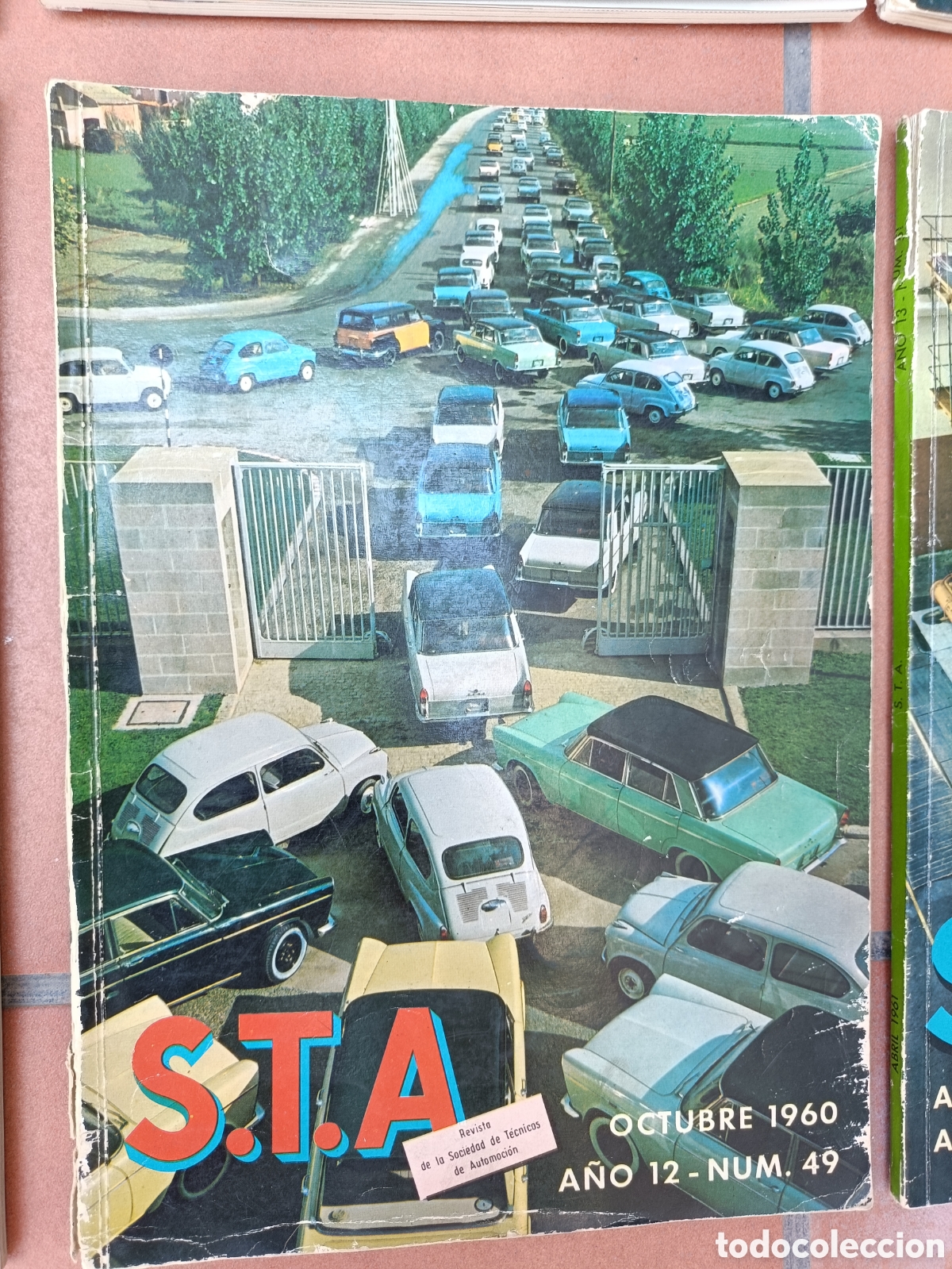 Coches: Revista STA Sociedad T&eacute;cnicos Automoci&oacute;n n&uacute;m 49 Octubre 1960 F&aacute;brica SEAT