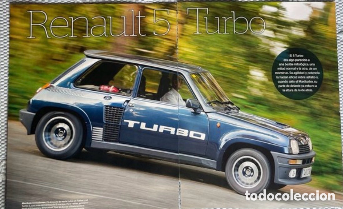 Coches: Publicidad Renault 5 Maxi-turbo / Hojas de revista