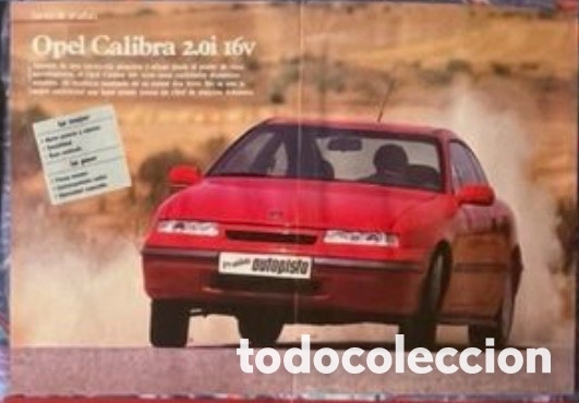Coches: Publicidad Opel Calibra / Hojas de revista