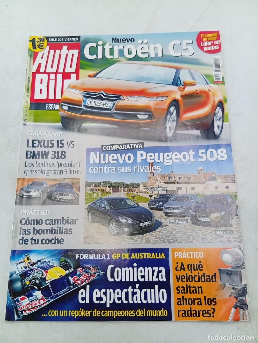 Coches: AUTO BILD. N&ordm; 278. A&Ntilde;O 2011. PRUEBA : LEXUS IS 200D. AUDI RS3 SPORTBACK. MERCEDES C 250 CDI.... LEER