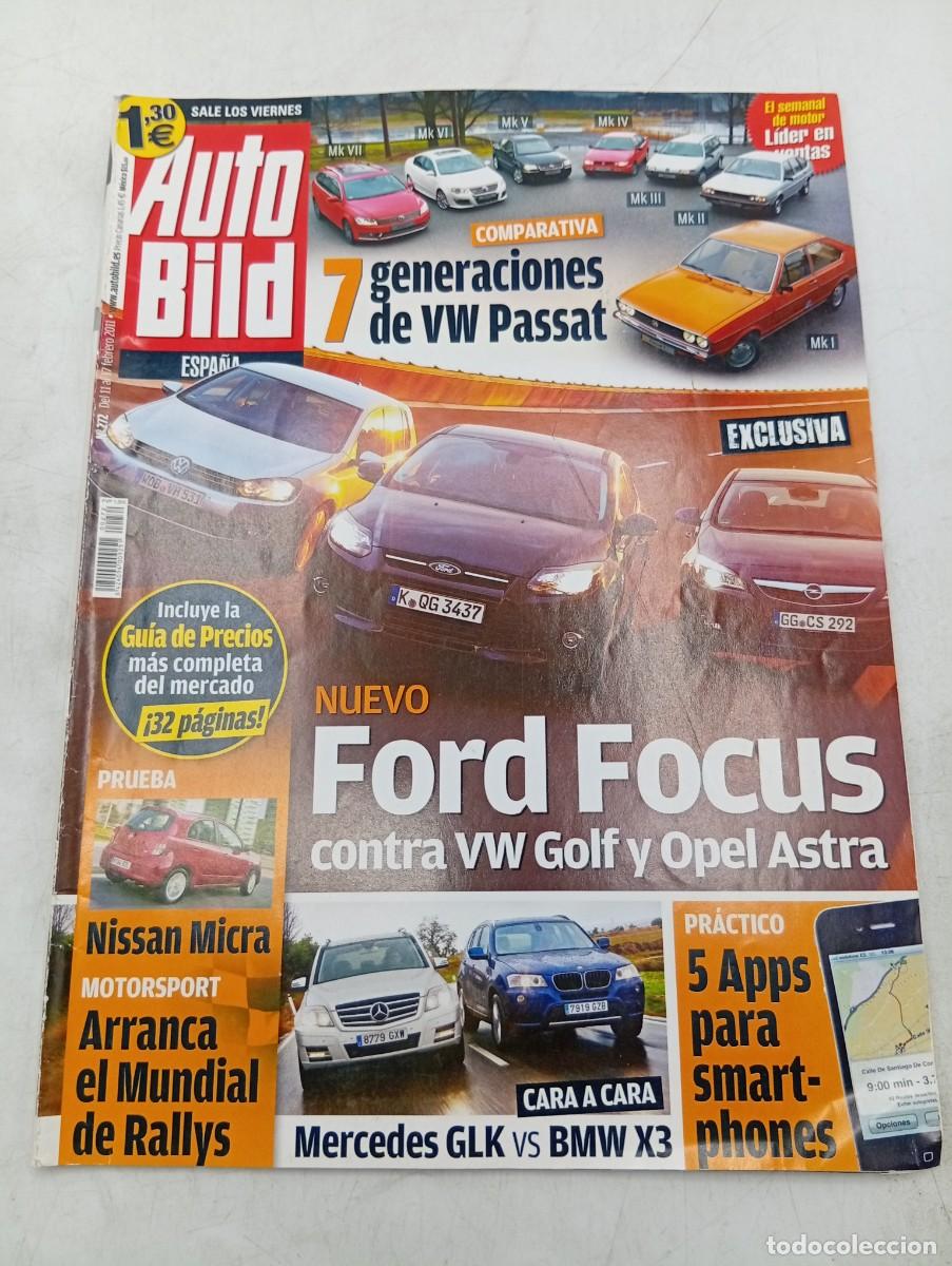 Coches: AUTO BILD. N&ordm; 272. A&Ntilde;O 2011. PRUEBA : NISSAN MICRA. FORD FOCUS. MERCEDES GLK. BMW X3.... LEER