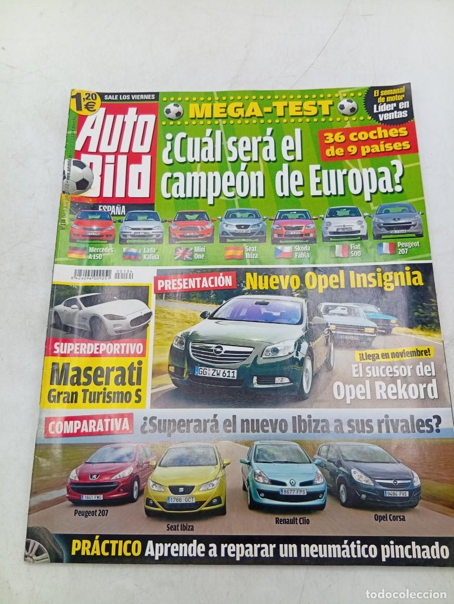 Coches: AUTO BILD. N&ordm; 134. A&Ntilde;O 2008. PRUEBA : OPEL INSIGNIA. FIAT CROMA 1.9. HYUNDAI I30. OPEL CORSA... LEER