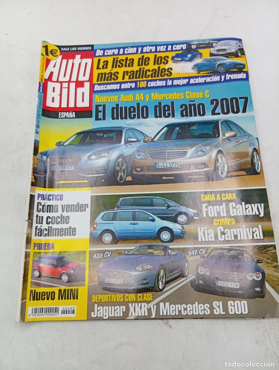 Coches: AUTO BILD. N&ordm; 48. A&Ntilde;O 2006. AUDI A4 Y MERCEDES CLASE C. FORD GALAXY. KIA CARNIVAL..... LEER