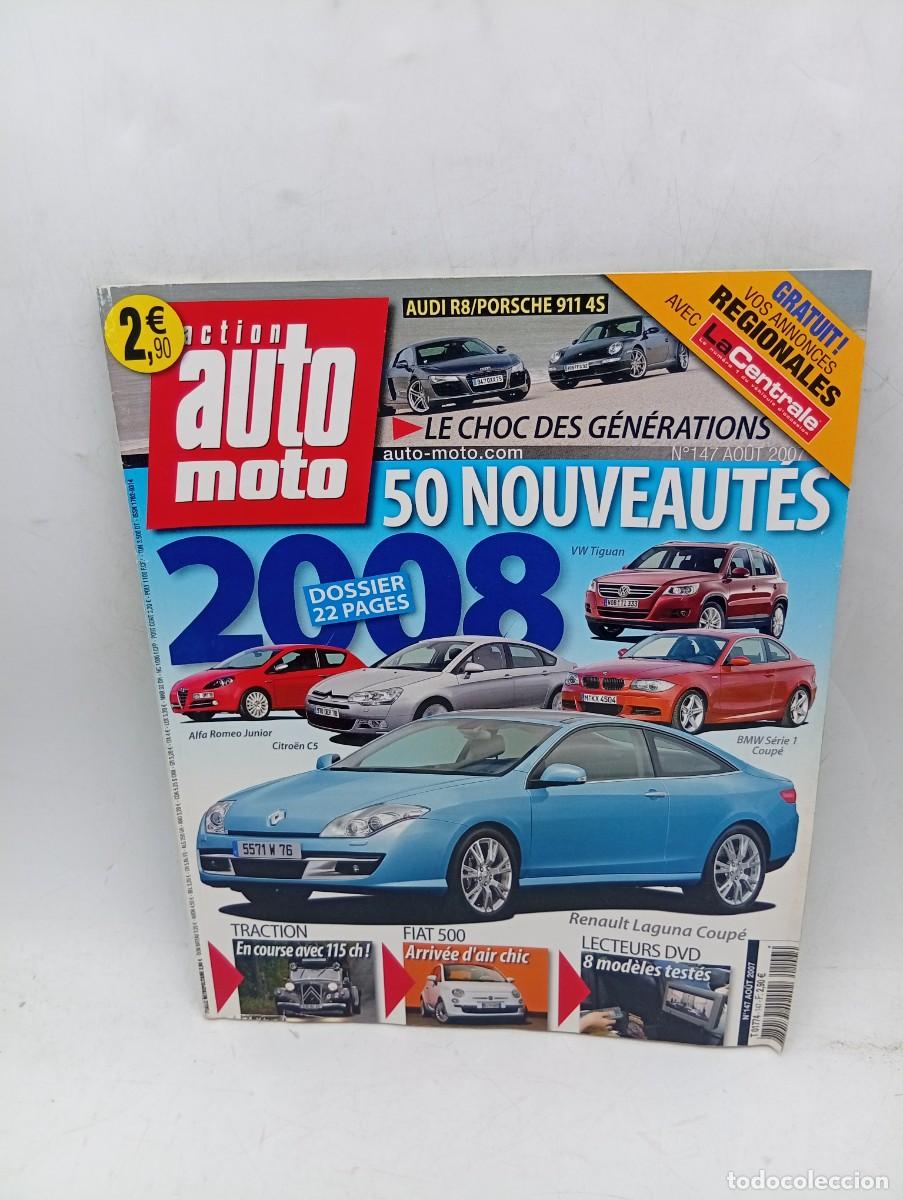 Coches: AUTO MOTO. FRANCIA. N&ordm; 147. A&Ntilde;O 2007. RENAULT LAGUNA COUP&Eacute;. VW TIGUAN. ALFA ROMEO JUNIOR.... LEER.