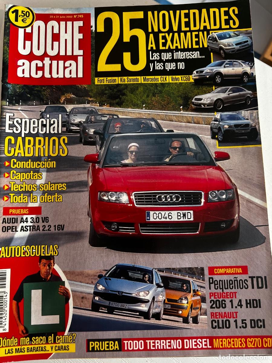 Coches: COCHE ACTUAL. N&ordm; 745. A&Ntilde;O 2002. ESPECIAL CABRIOS. AUTOESCUELAS. TODO TERRENOS. LEER.