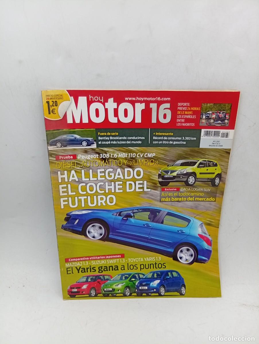Coches: MOTOR 16. N&ordm; 1287. A&Ntilde;O 2008. PRUEBA : PEUGEOT 308 1.6.. DACIA LOGAN SUV. MAZDA 1.3. TOYOTA.... LEER.