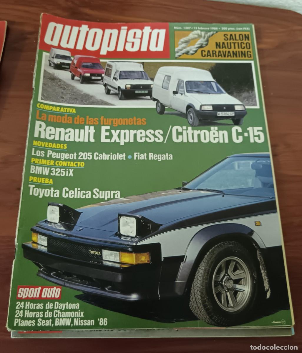Coches: REVISTA AUTOPISTA N&ordm; 1387 13 FEBRERO 1986 EN PORTADA RENAULT EXPRESS CITRO&Euml;N C-15