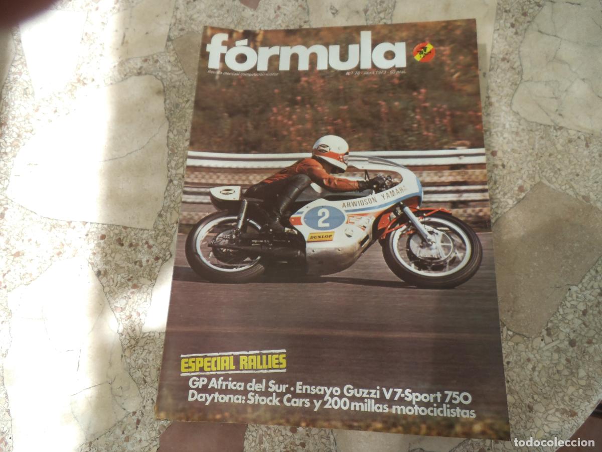 Coches: formula n&ordm; 78, ensayo guzzi v7 sport, ensayo seat 124 sport 1800, 500 millas de daytona stock cars