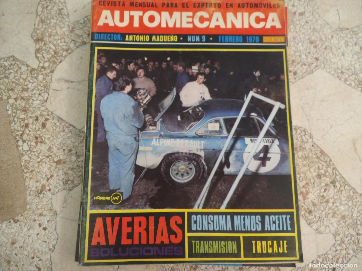Coches: auto mecanica n&ordm; 9, 1970, consuma menos aceite, el volante, cambio de marchas, brabham bt 33