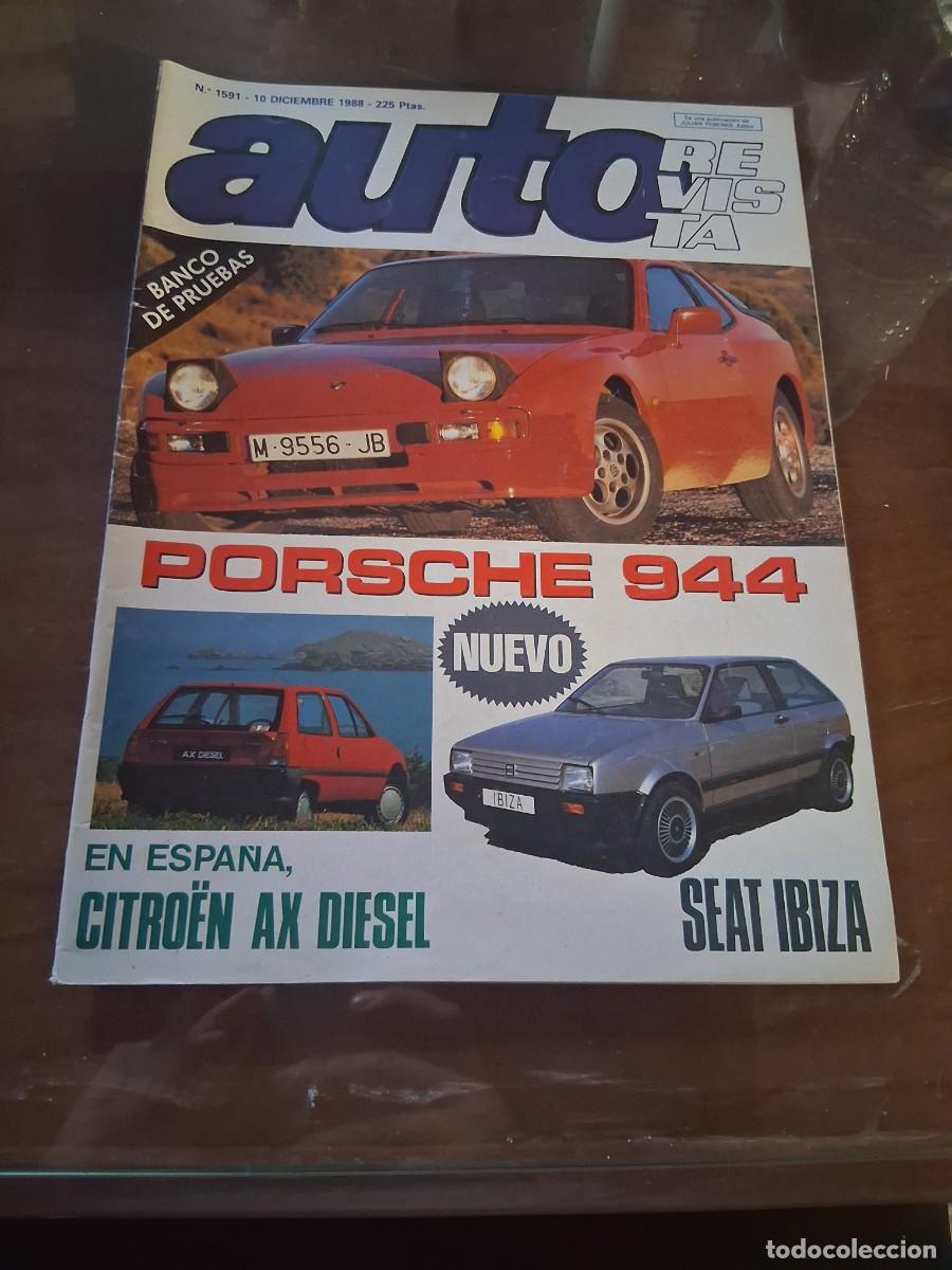 Coches: Revista auto 1591 Seat ibiza Porsche 944 Citro&euml;n AX