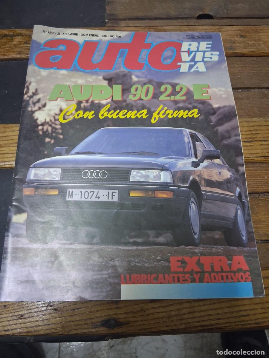 Coches: Revista auto 1546 Audi 90 Par&iacute;s Dakar retro imagen Pegaso Z 102 Mercedes Gaviota aceites Campsa