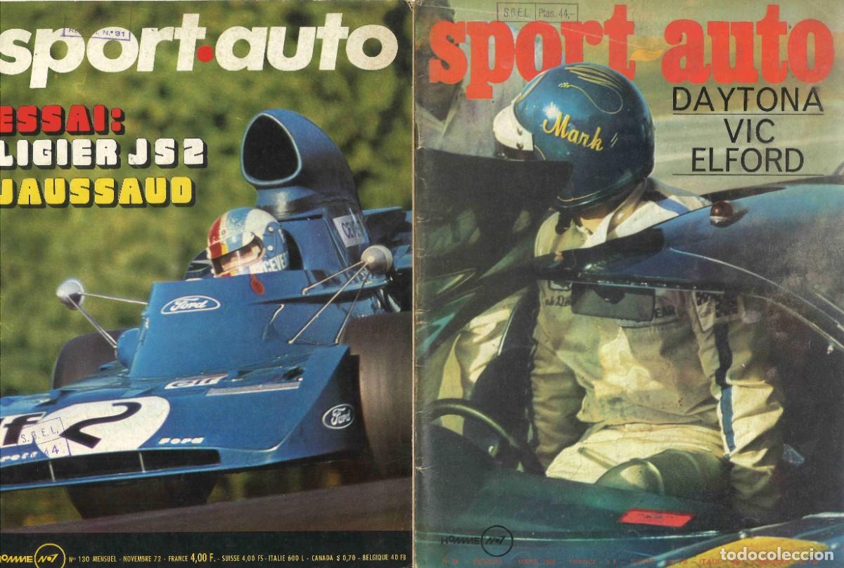 Coches: Dos revistas Sport Auto. 1969 y 1972