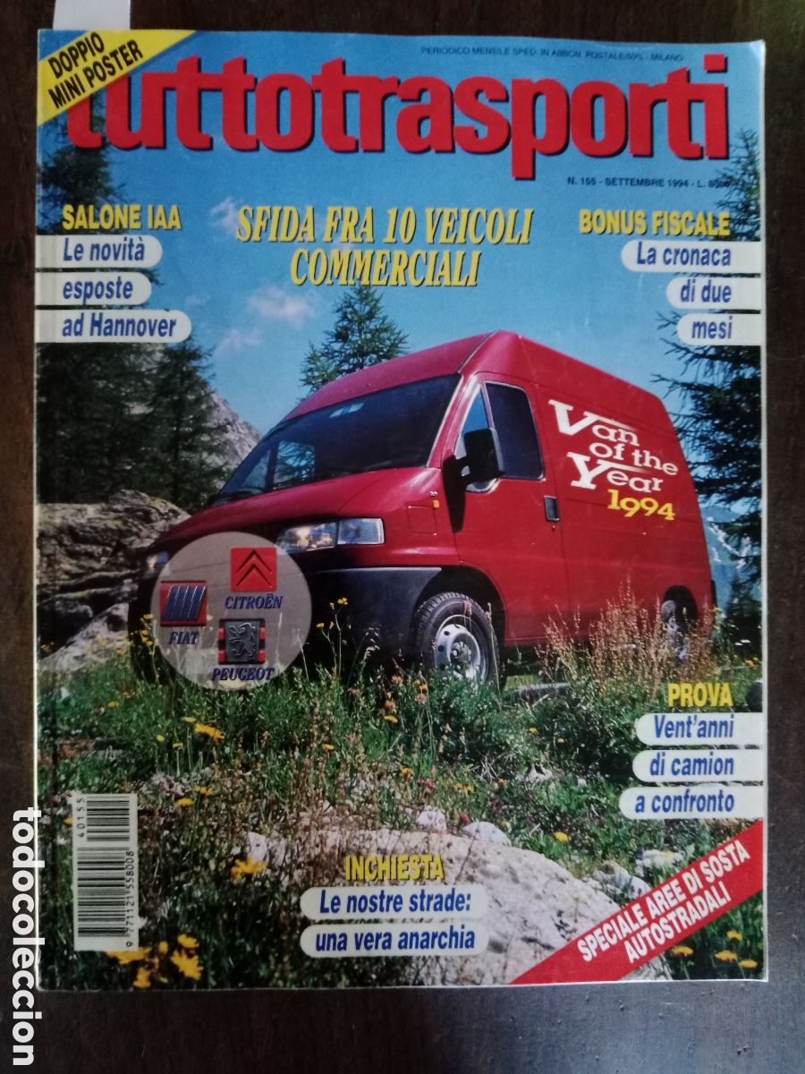 Coches: Revista tuttotransporti n. 155 de 1994 camion